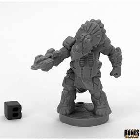 Thunderfoot Commander (Dinosaur w gun) [Reaper 49006]