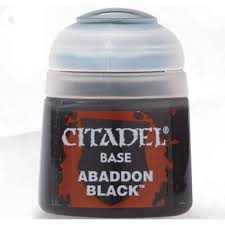 Citadel Paint: Base - Abaddon Black