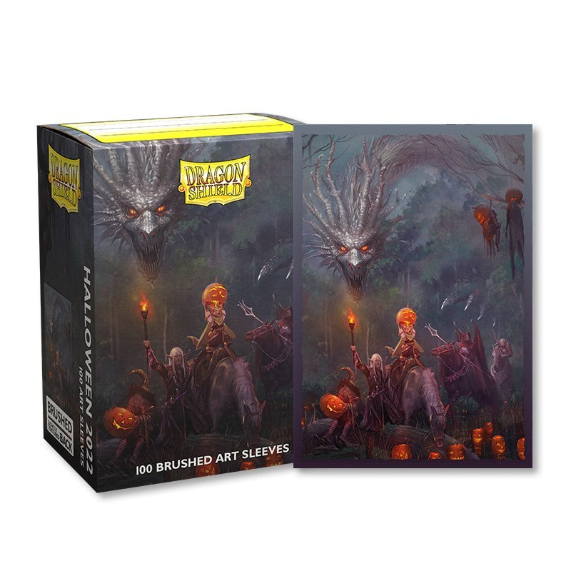 Dragon Shield 100ct Box - Halloween 2022 Brushed Art Sleeves