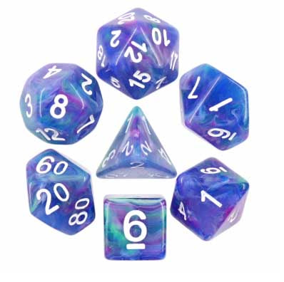 HD "Muse" Swirl Standard Dice Set
