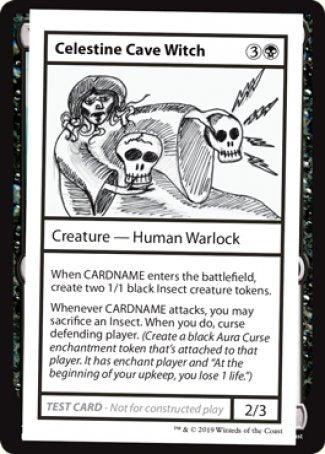 Celestine Cave Witch (2021 Edition) [Mystery Booster Playtest Cards]