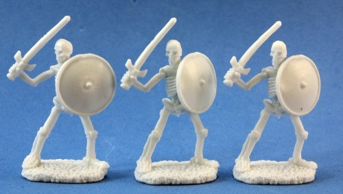 Skeletal Swordsman 3 figures [Reaper 77017]