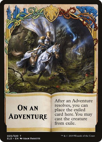 On An Adventure Double-sided Emblem [Challenger 2020 Tokens]