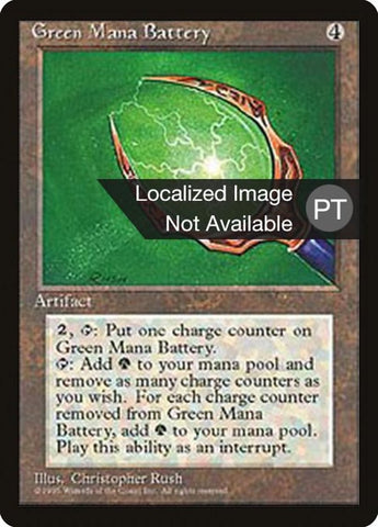 Green Mana Battery [Fourth Edition (Foreign Black Border)]