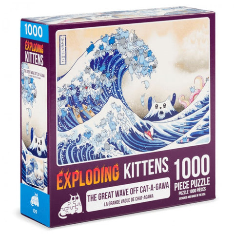 Puzzle: Great Wave of Cat-a-gawa 500pc