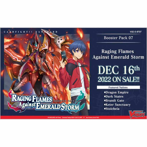 Cardfight Vanguard overDress: Raging Flames Against Emerald Storm - Box