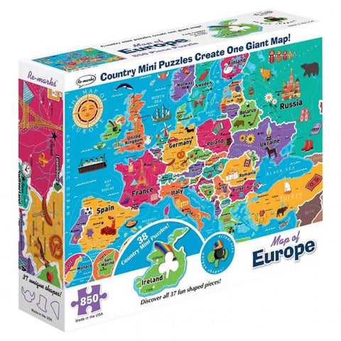 Puzzle: Map of Europe 850pc
