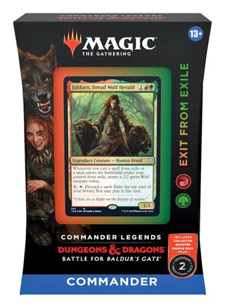 Magic: The Gathering - Exit from Exile Commander Deck - Commander Legends Baldurs Gate