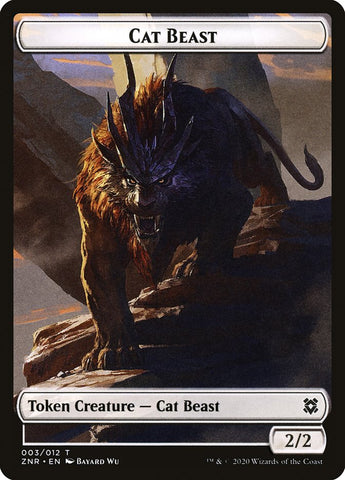 Cat Beast [Zendikar Rising Tokens]