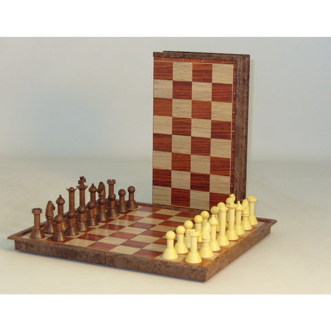 Chess Set - Folding Woody Magnetic Chess Set