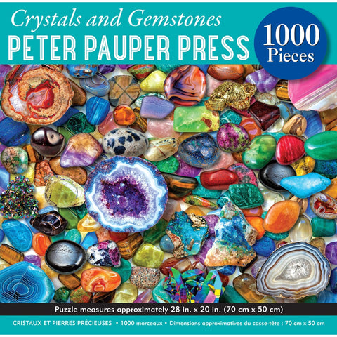 Crystals and Gemstones - 1000 piece puzzle