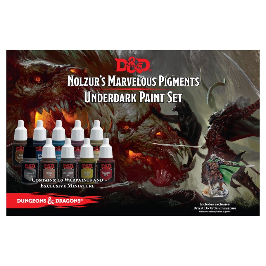 Dungeons and Dragons Nolzur`s Marvelous Pigments: Underdark Paint Expansion Set