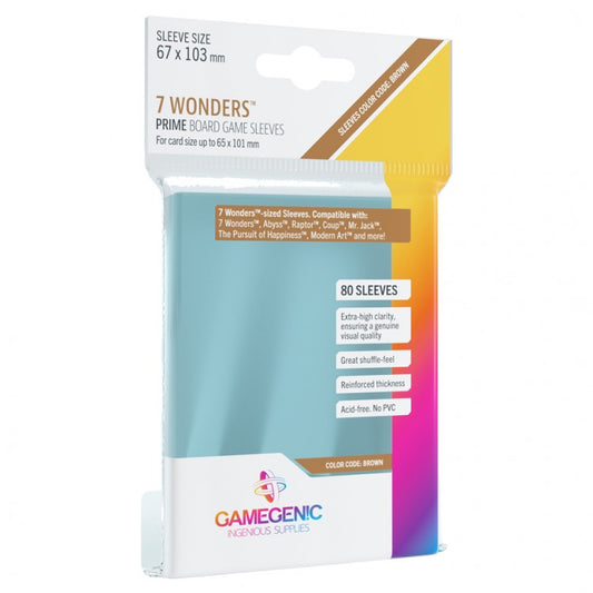 PRIME Sleeves: 7 Wonders (67 x 103mm)