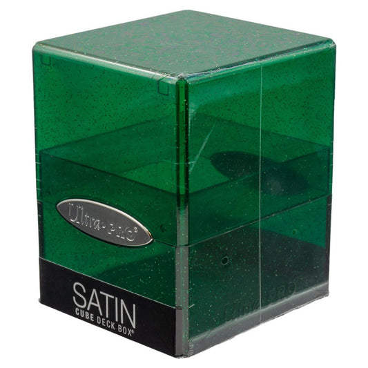 Satin Cube: Glitter Green