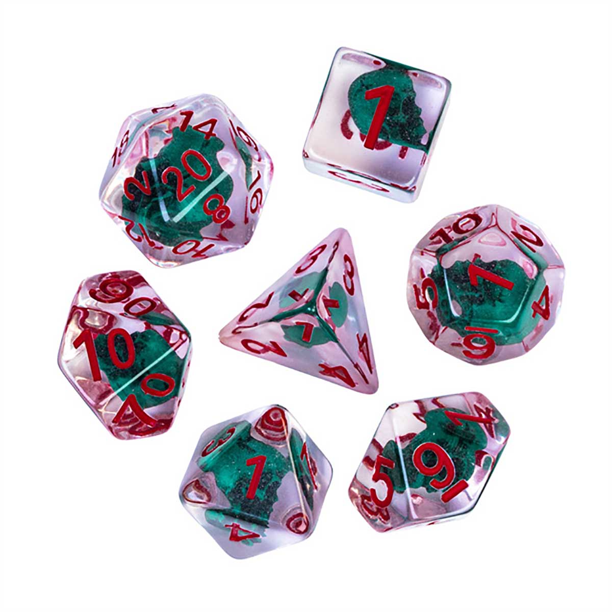 UD Object Inclusion Standard Dice Set | Skull (Dryad)