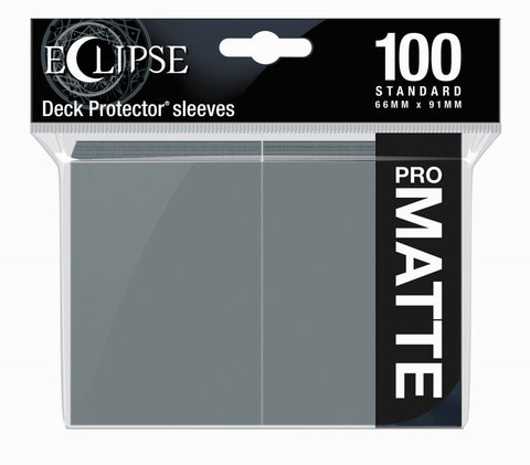 Eclipse Matte Standard Sleeves: Smoke Grey 2.0