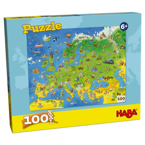 sale - Puzzle: Europe Map 100 Pieces