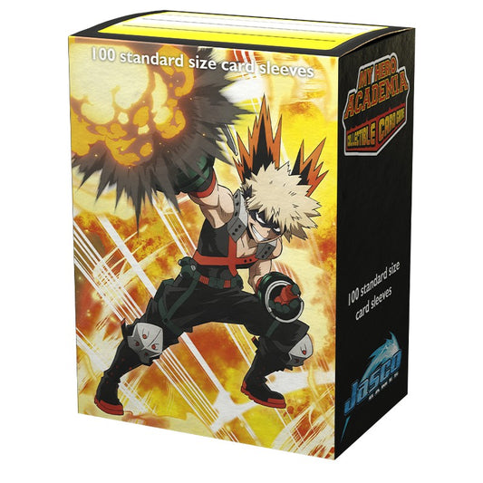 Dragon Shield 100ct Box - My Hero Academia Bakugo Textured Back Art Sleeves
