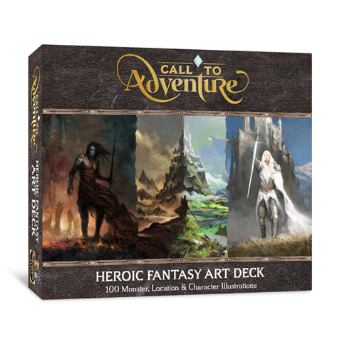 sale - Call to Adventure: Heroic Fantasy Art Deck REL:2022