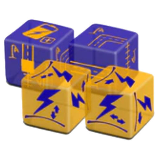 RailRoad Ink Challenge: Electricity Dice Expansion