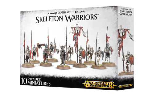 Deathrattle Skeleton Warriors; Legions of Nagash - Warhammer; Age of Sigmar