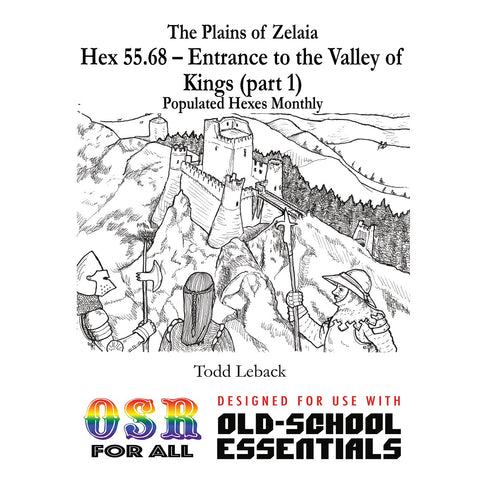 sale - Populated Hexes Monthly #2 - Entrance to the Valley of Kings (part 1)