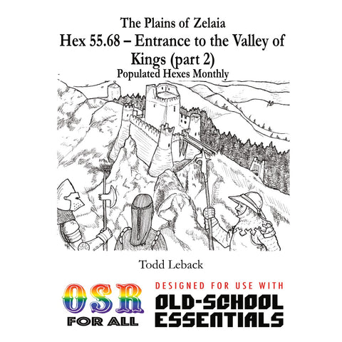 sale - Populated Hexes Monthly #3 - Entrance to the Valley of Kings (part 2)