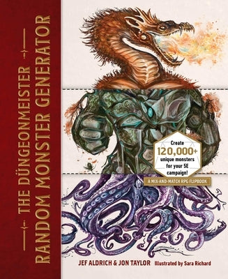The D?geonmeister Random Monster Generator: A Mix-And-Match RPG Flipbook by Aldrich, Jef