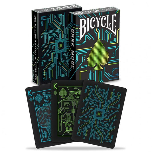 Dark Mode Bicycle Playing Cards
