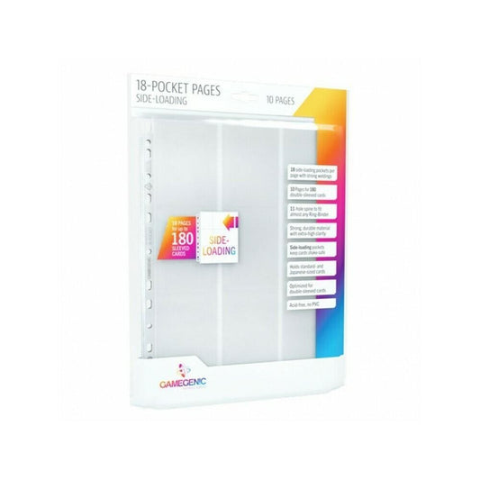 Sideloading 18 Pocket Pages: Pack of 10 (white)