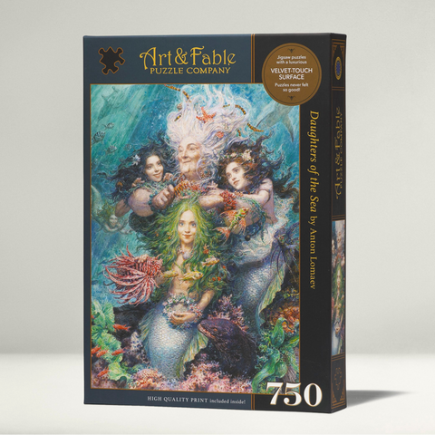 Daughters of the Sea; 750-pc Velvet-Touch Jigsaw Puzzle
