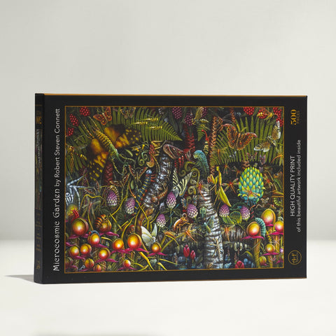 Microcosmic Garden; 500-pc Velvet-Touch Jigsaw Puzzle