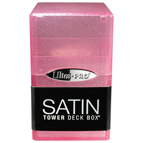 Ultra Pro Satin Tower: Glitter Pink