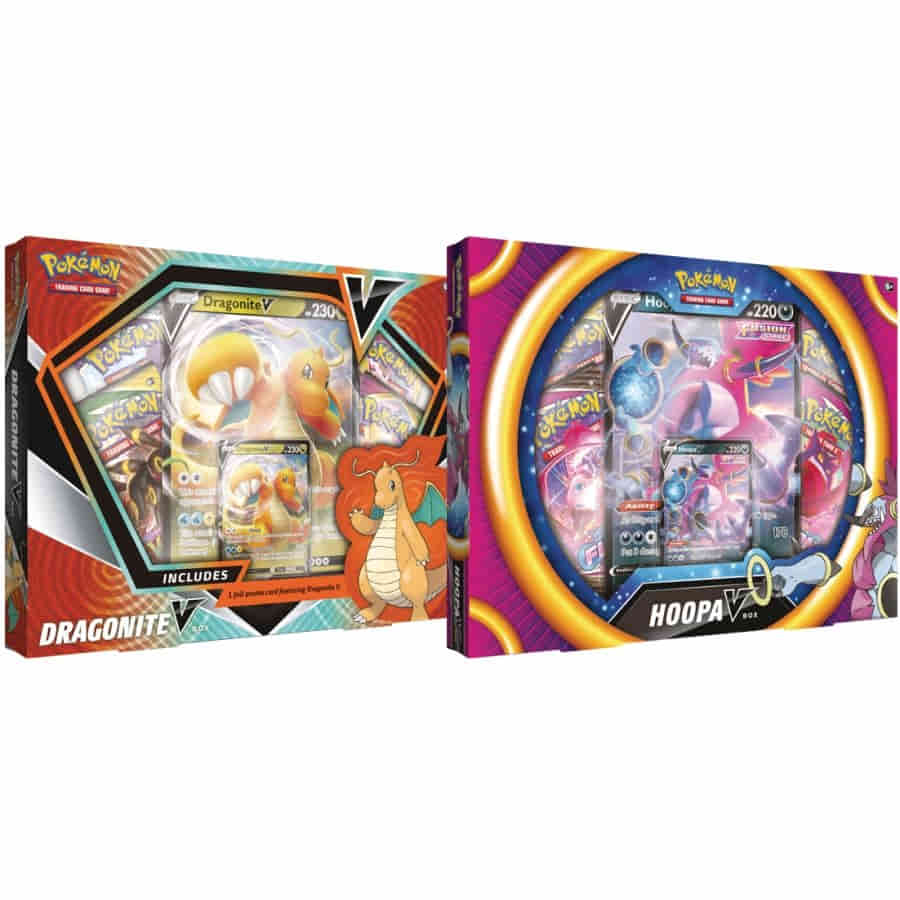Pokemon: Dragonite V / Hoopa V Box