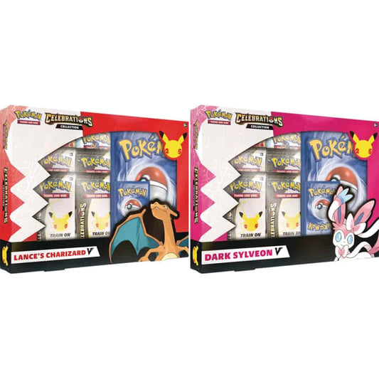 Pokemon: Celebrations Collection: Charizard V and Dark Sylveon