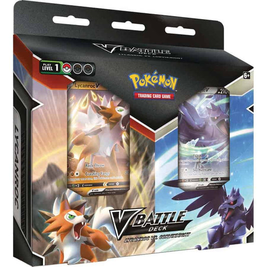 Pokemon: Lycanroc V vs Corviknight V Battle Deck Bundle