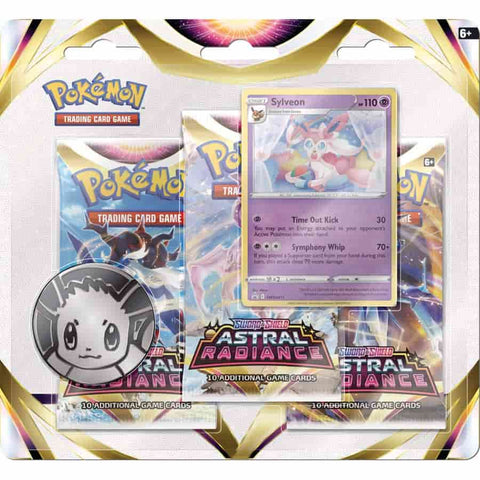 Pokemon Sword & Shield Astral Radiance Three-Booster Blister