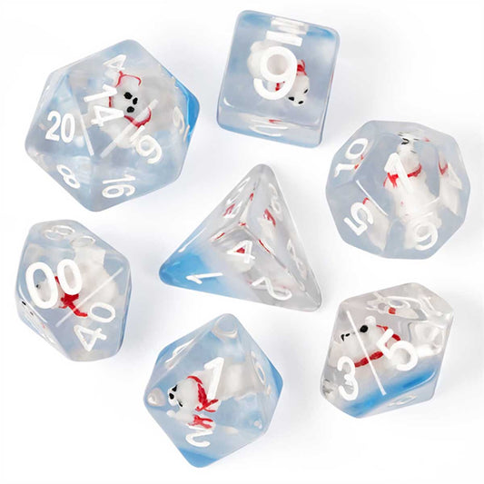 DNR UD Creature Inclusion Standard Dice Set | Bear (Polar)