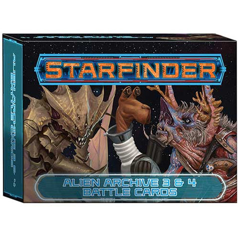 PREORDER Starfinder RPG: Alien Archive 1 & 2 Battle Cards REL:2021