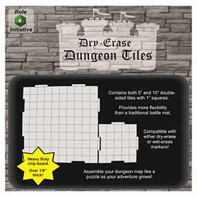 Dry-Erase Dungeon Tiles Combo 5/10" (21) [R4I45003]
