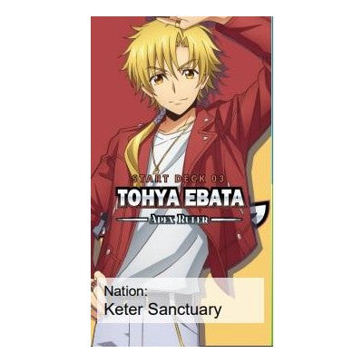 sale - Cardfight!! Vanguard overDress: Tohya Ebata -Apex Ruler- Start Deck 03