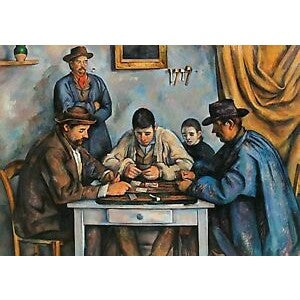 The Card Players: 1000 Piece Jigsaw Puzzle [With Print]