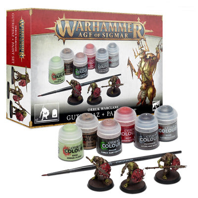 Orruk Warclans Gutrippaz + Paints Set