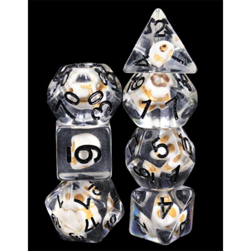 HD Object Inclusion Standard Dice Set | Skull