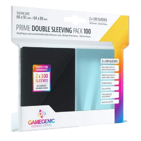 Deck Protectors: Prime Double Sleeving Pack (100)