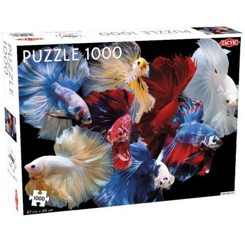 Puzzle Animals Fighting Fish 1000 Piece
