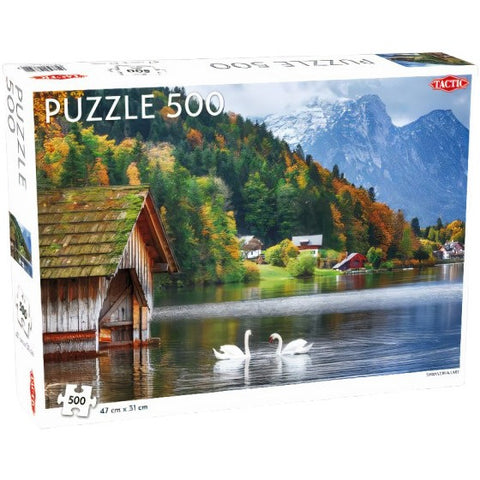 Puzzle Landscape Swans on Lake 500 Piece