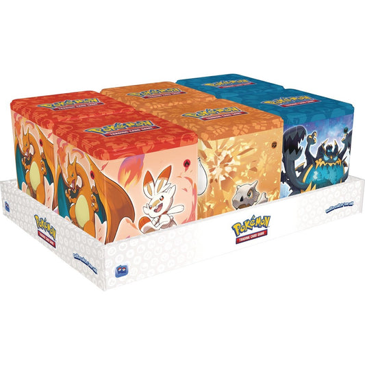 Pokemon Fighting, Fire, and Darkness Stacking Tin