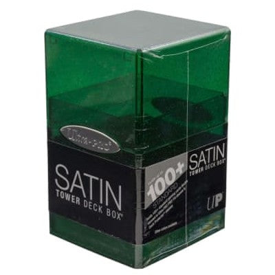 Satin Tower: Glitter Green
