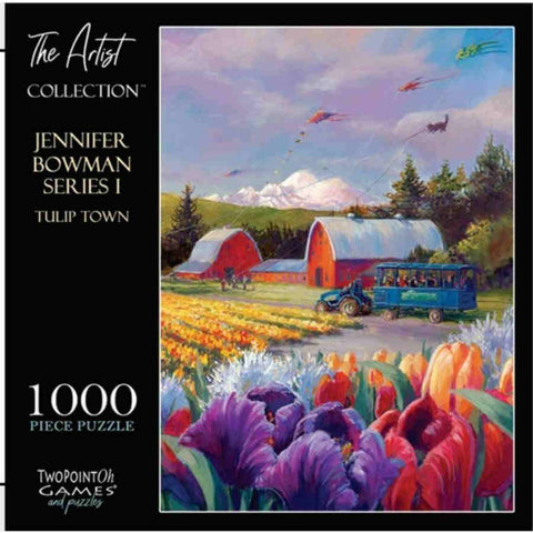 The Artist Collection: "Tulip Town" 1000-Piece Puzzle